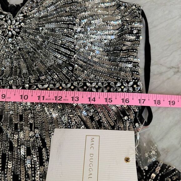 Mac Duggal 5483 - Sleeveless Sequin Evening Dress size 12 NWT - Picture 7 of 8